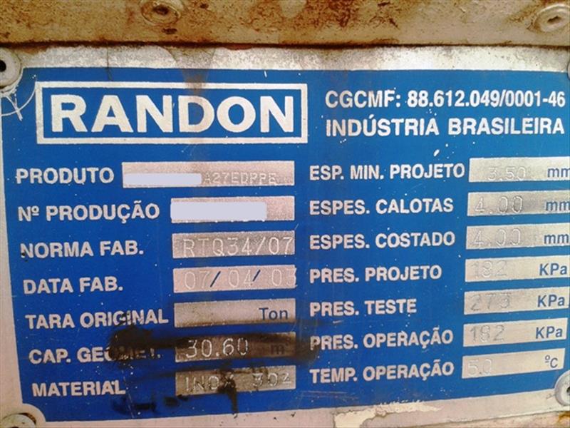 Randon Tanque isot. - 03/03 9