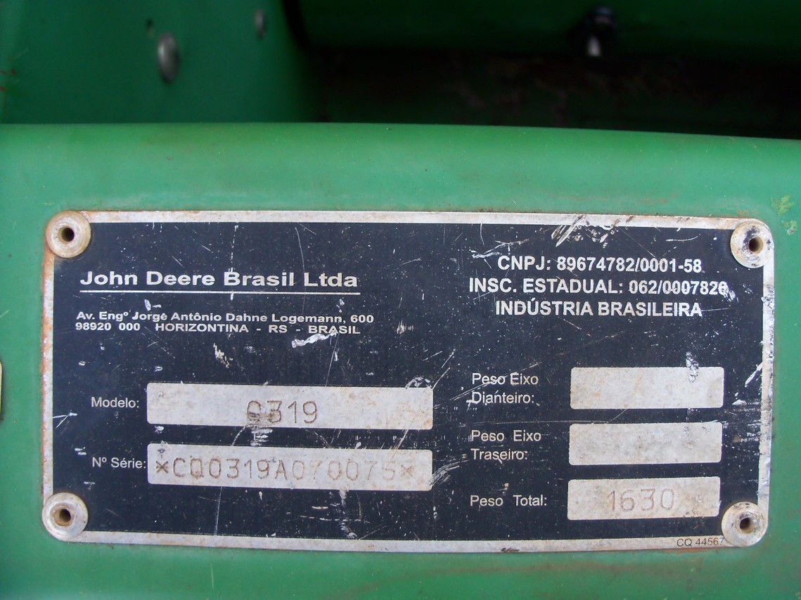 John Deere Serie 300 - 07/07 8