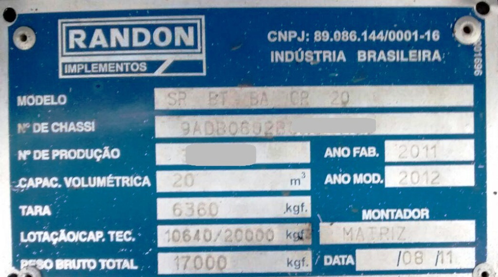 Randon Caçamba - 20/12 3