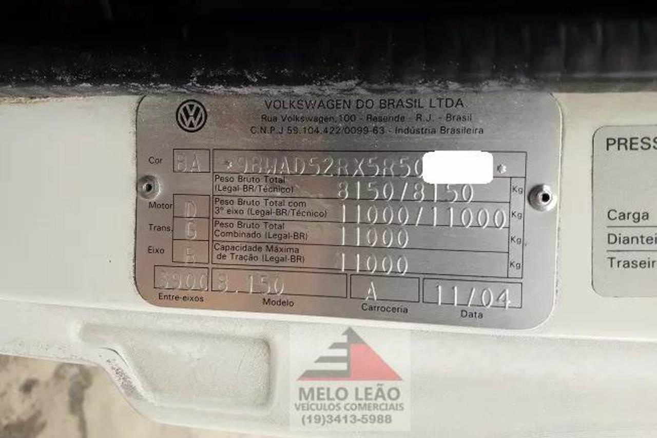 Volkswagen 8 150 - 04/05 2
