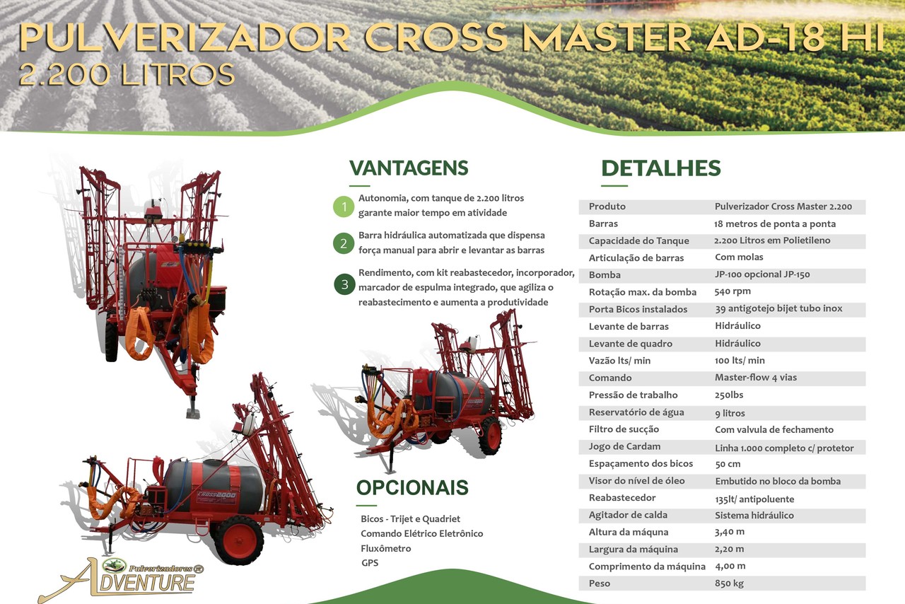 Adventure Cross Master AD-18 HI 2200 Litros - 21/21 5