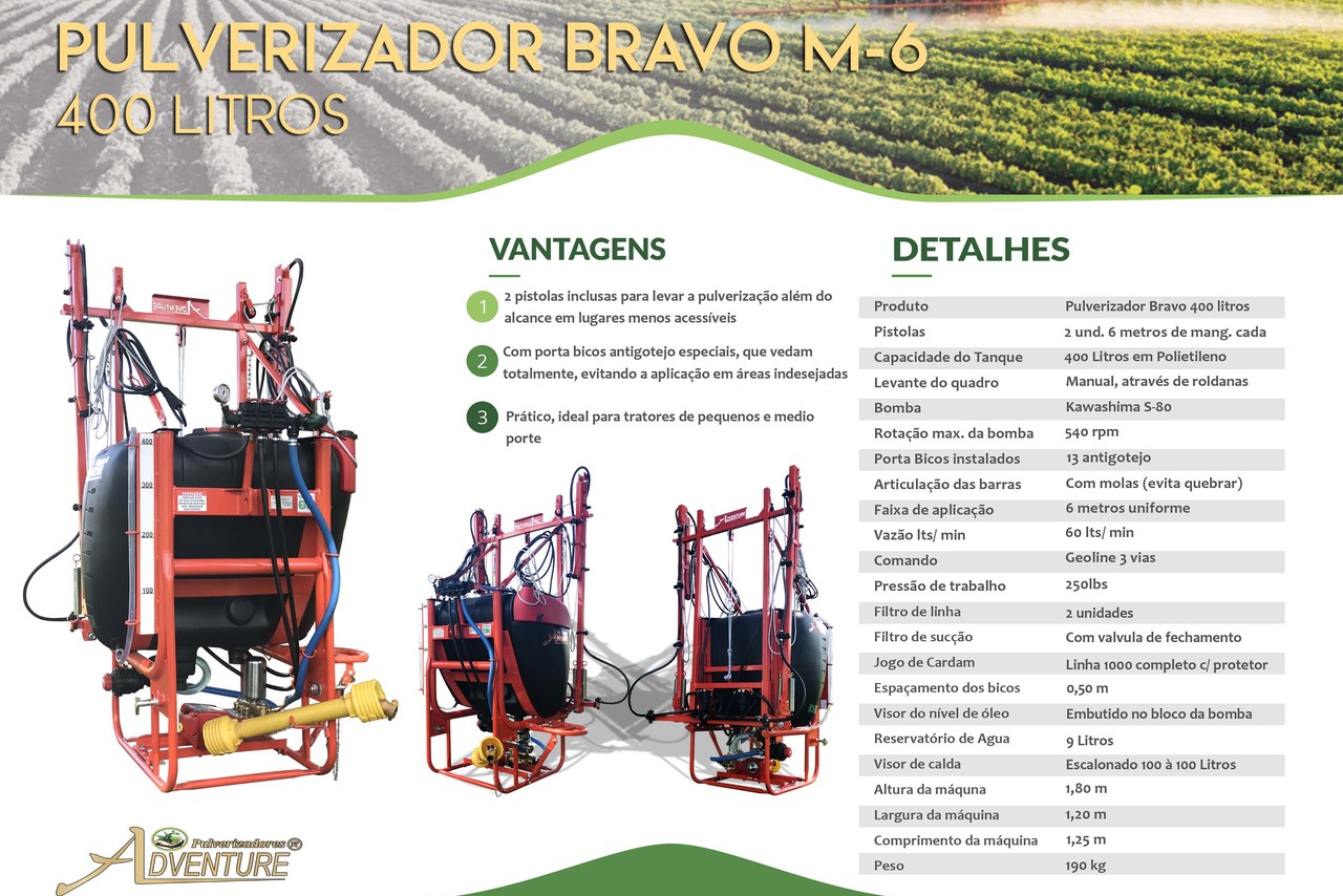 Adventure Bravo M-6 400 Litros - 21/21 7