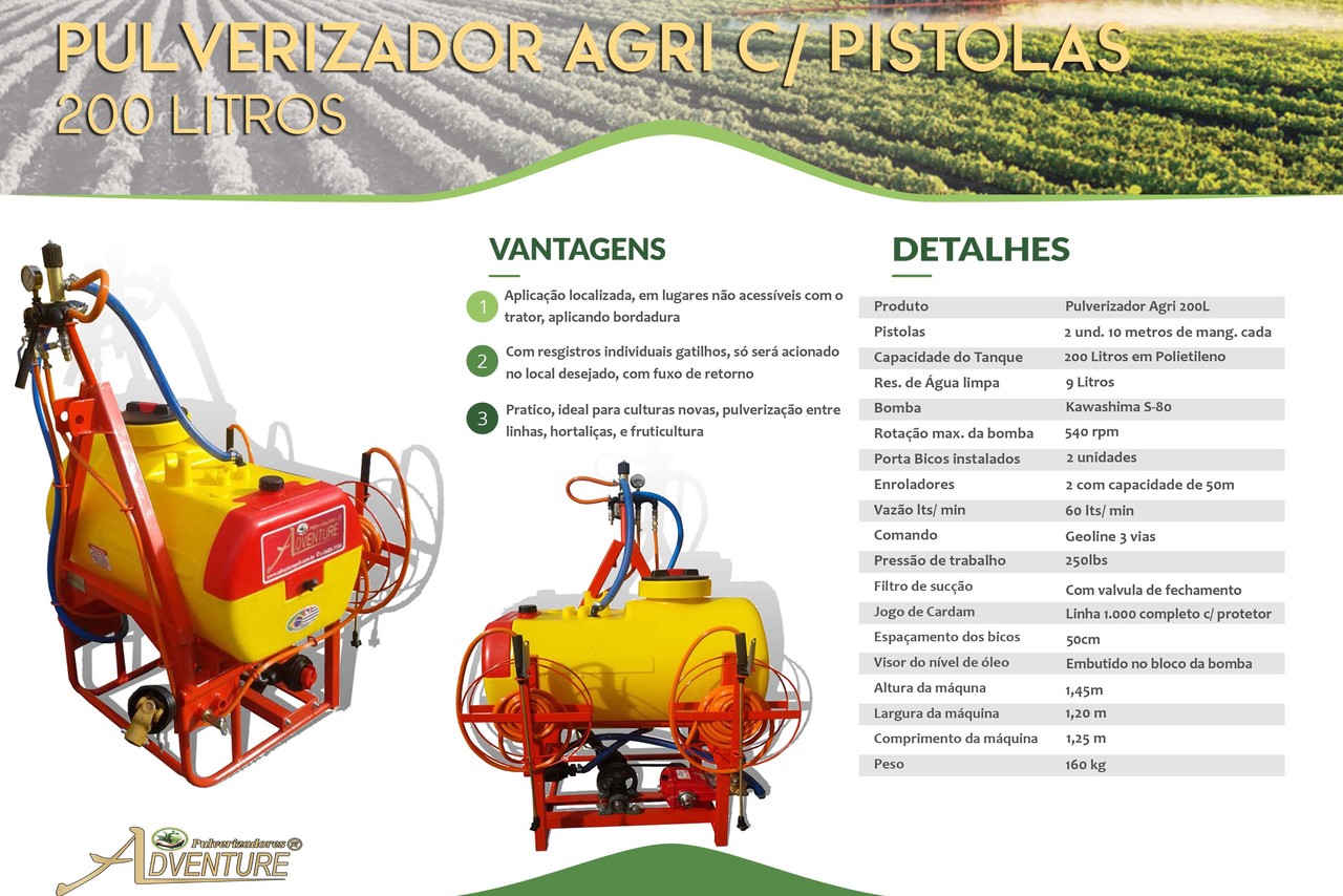 Adventure Agri C/Pistolas 200 Litros - 22/22 5