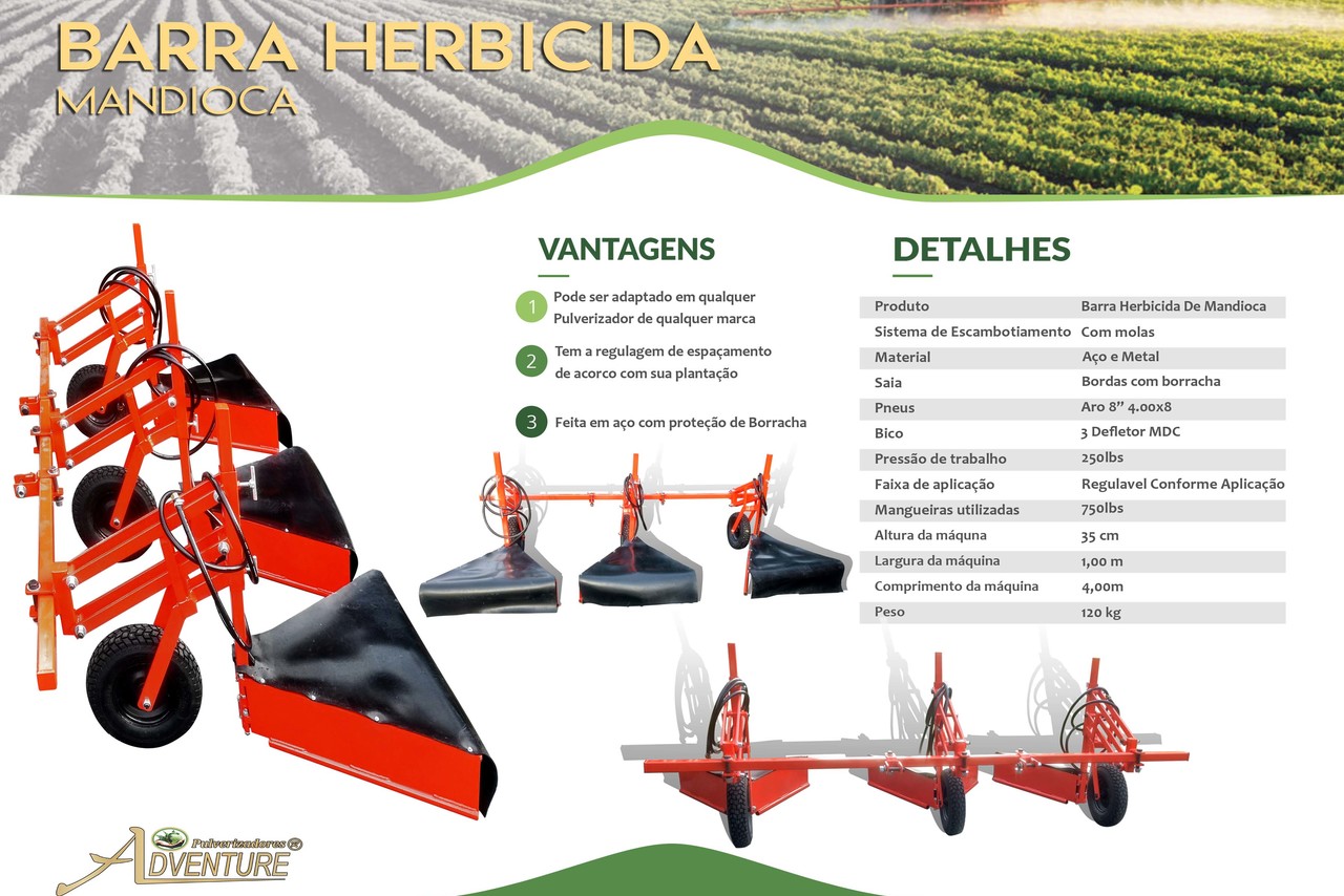 Adventure Barra Herbicida p/ Mandioca - 21/21 11