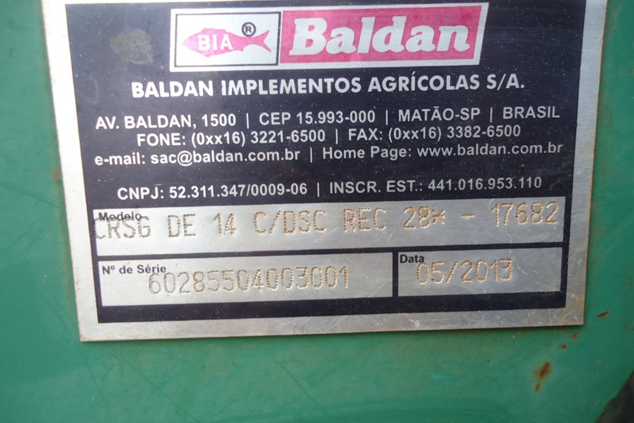 Baldan Leve Controle Remoto 14 Discos - 13/13 3