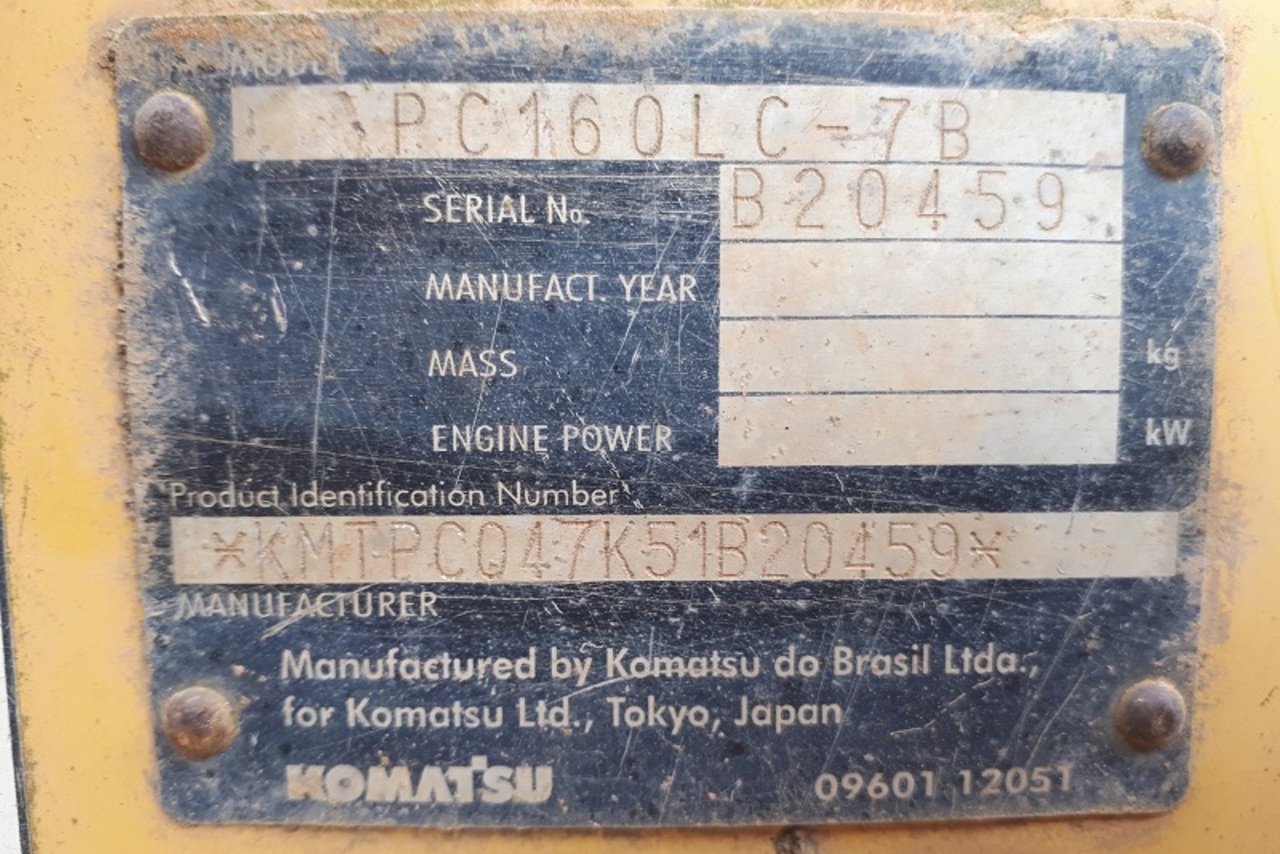 Komatsu  160 - 08/08 5