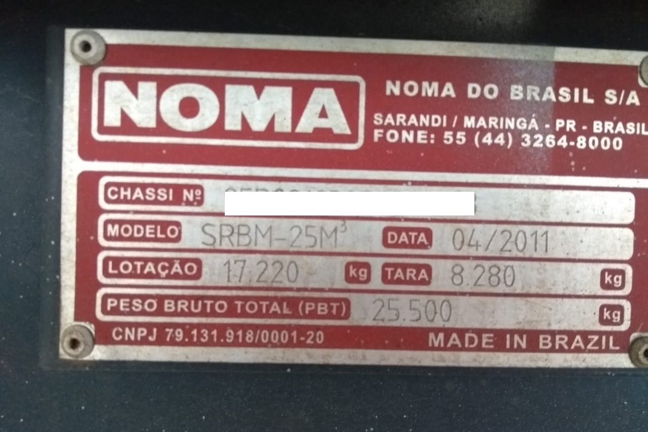 Noma Caçamba - 11/11 8