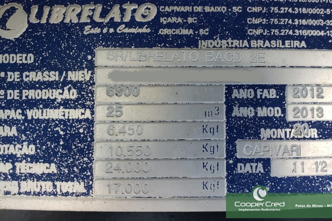 Librelato Caçamba - 12/13 13