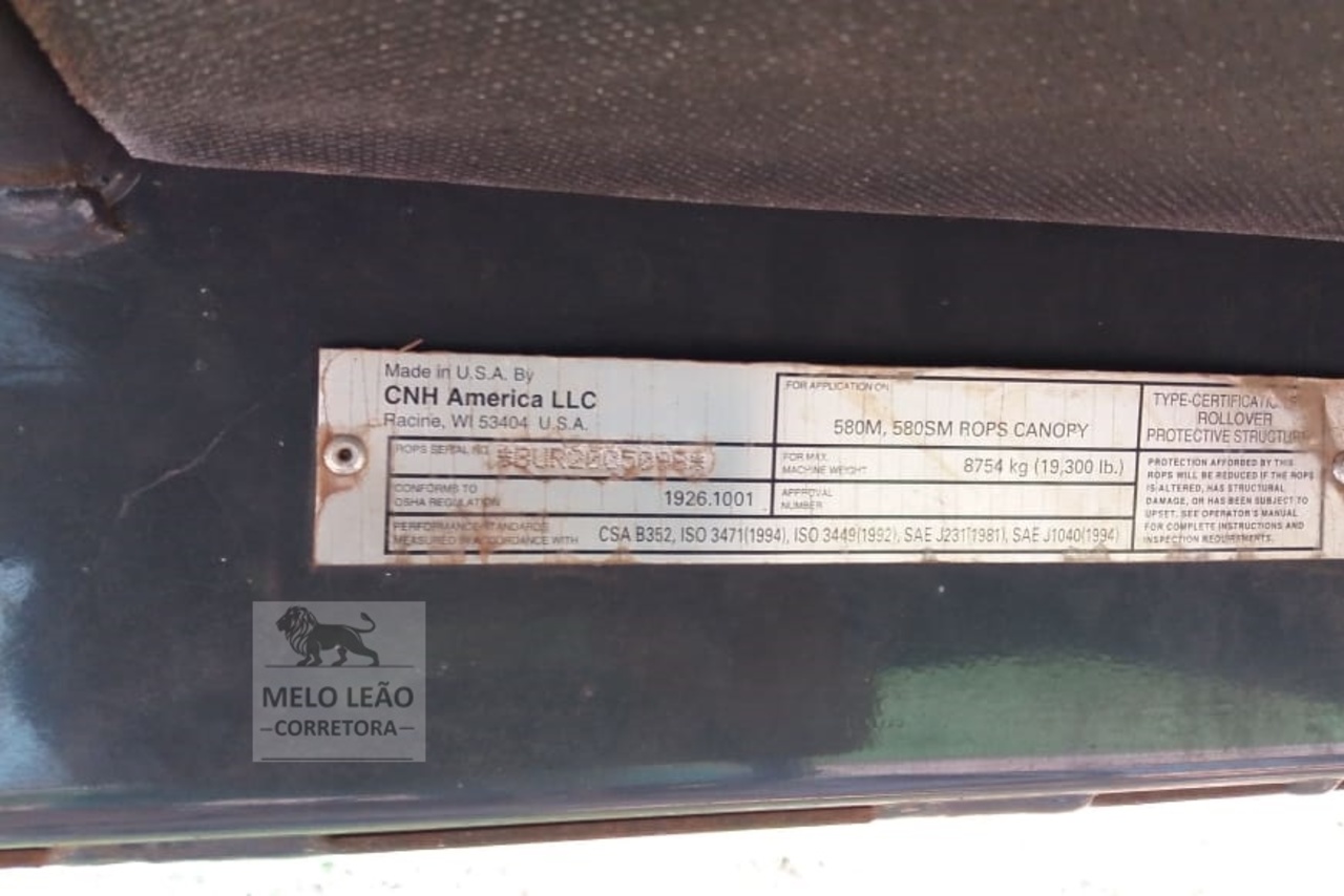 Case 580M - 11/11 3
