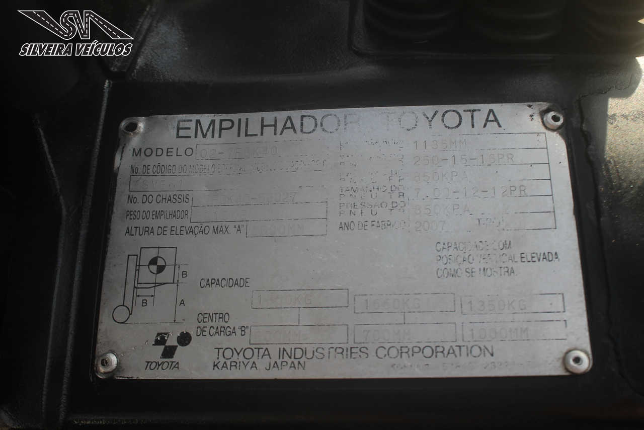 Toyota Empilhadeira - 04/04 10