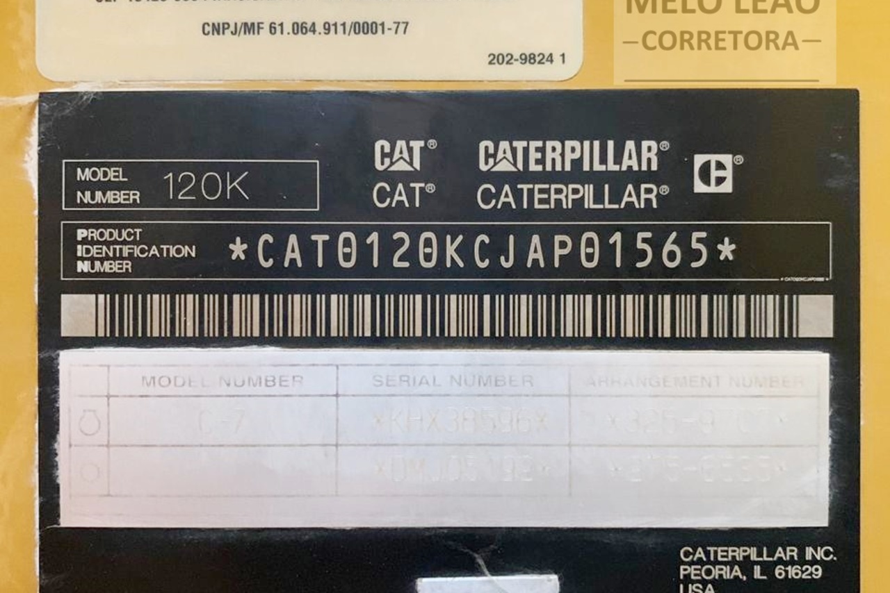 Caterpillar 120K - 12/12 2