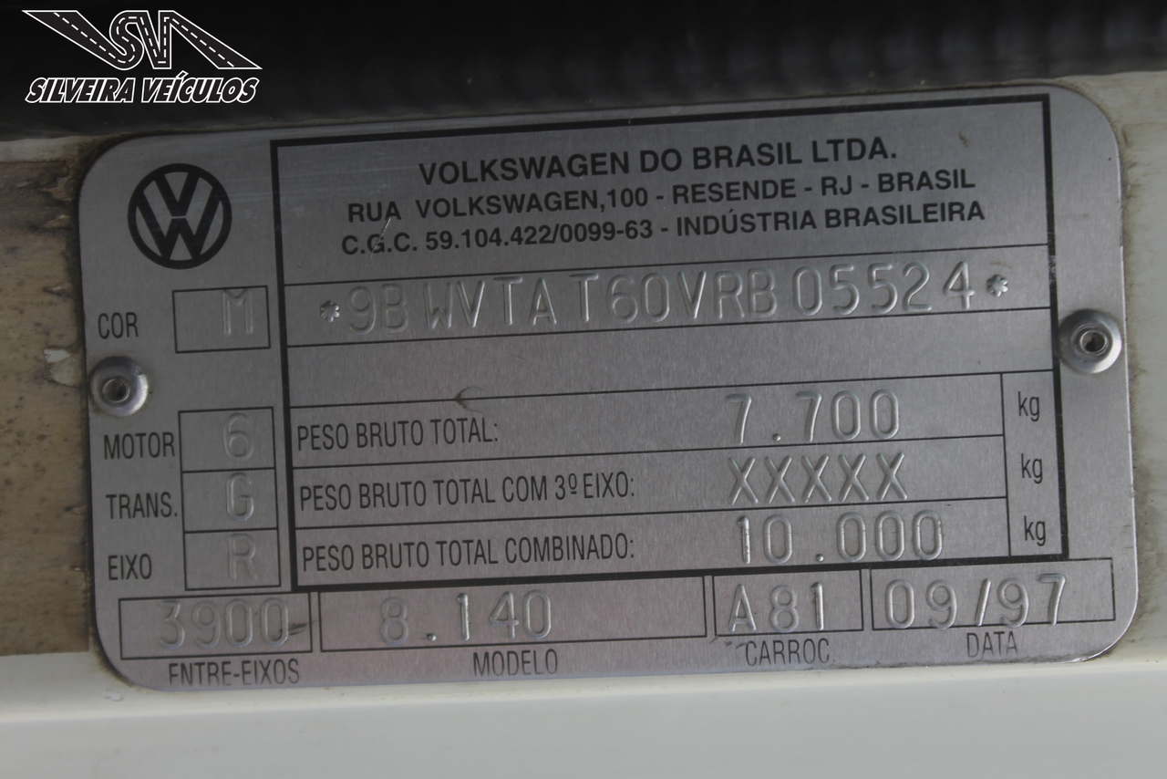 Volkswagen 8 140 - 97/97 10