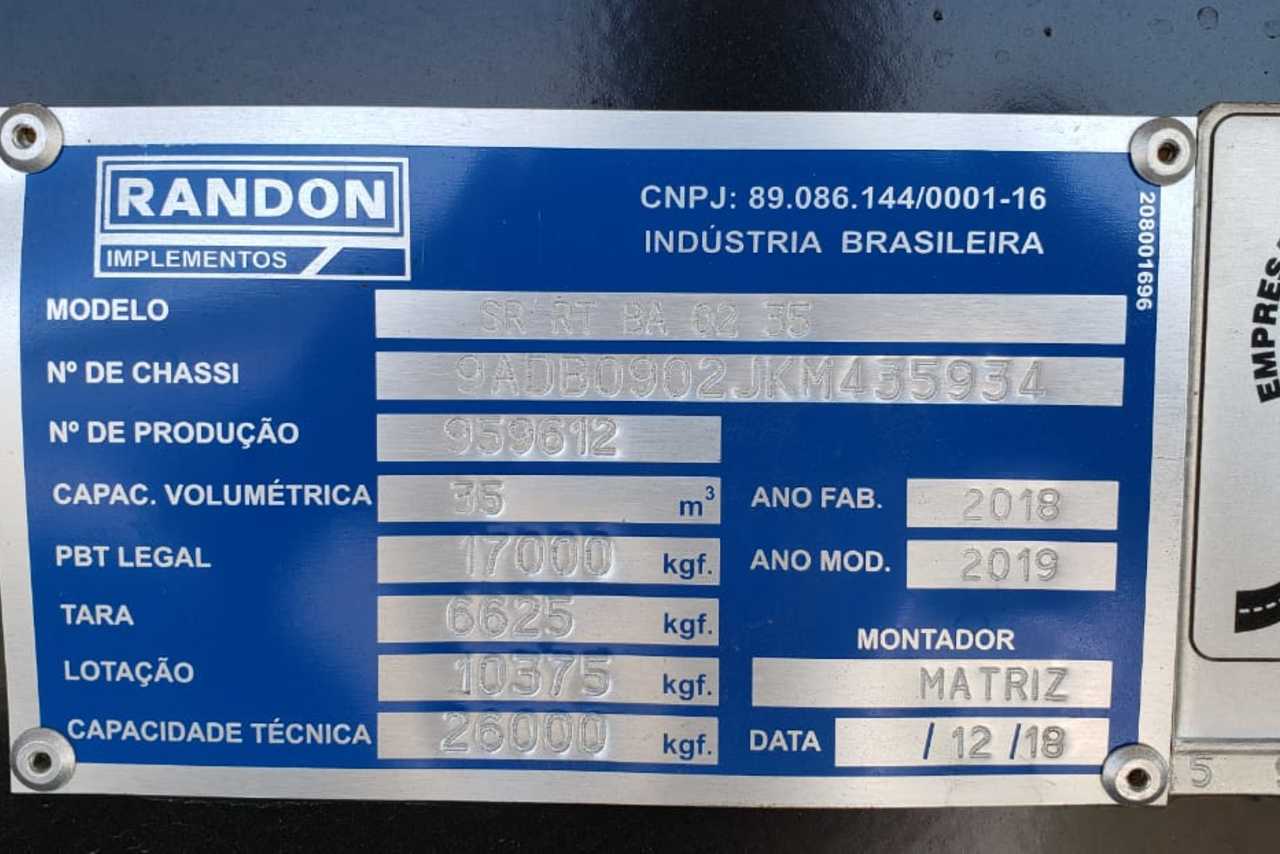 Randon Caçamba - 18/19 9