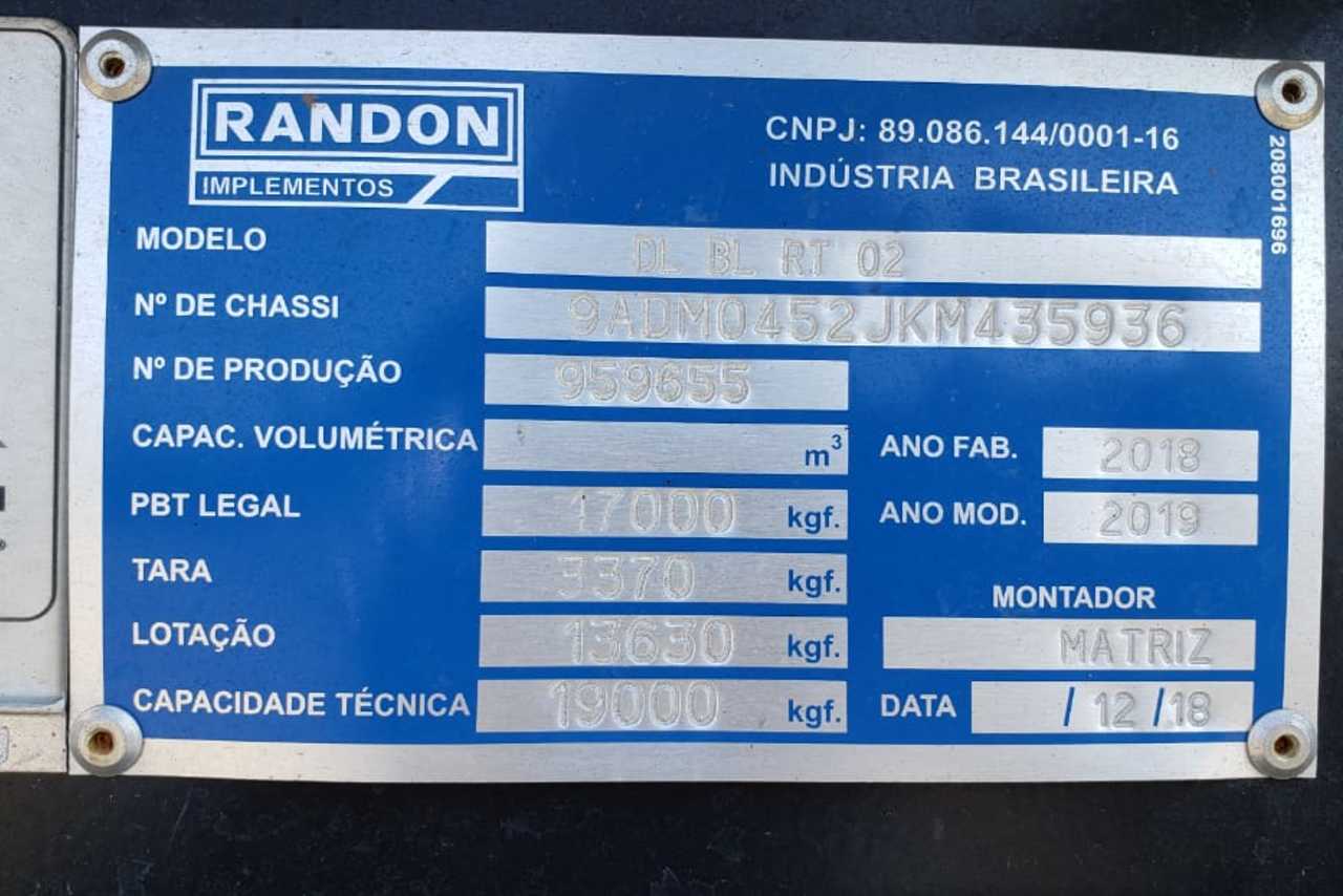 Randon Caçamba - 18/19 11