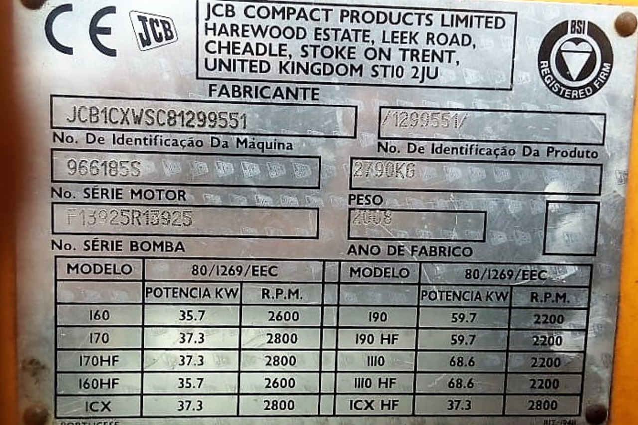 JCB 1CX - 08/08 3
