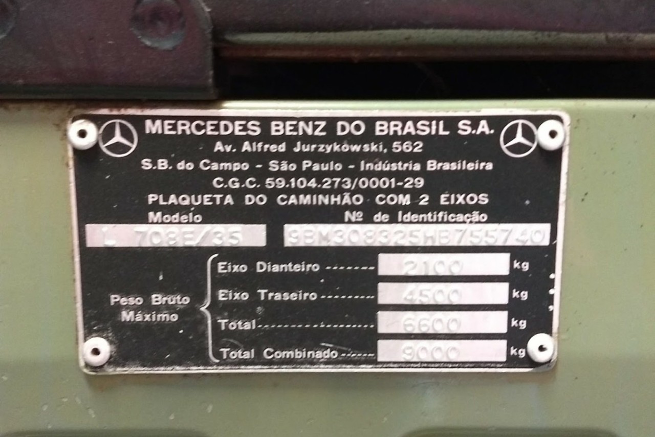 Mercedes Benz MB 708 - 87/87 6