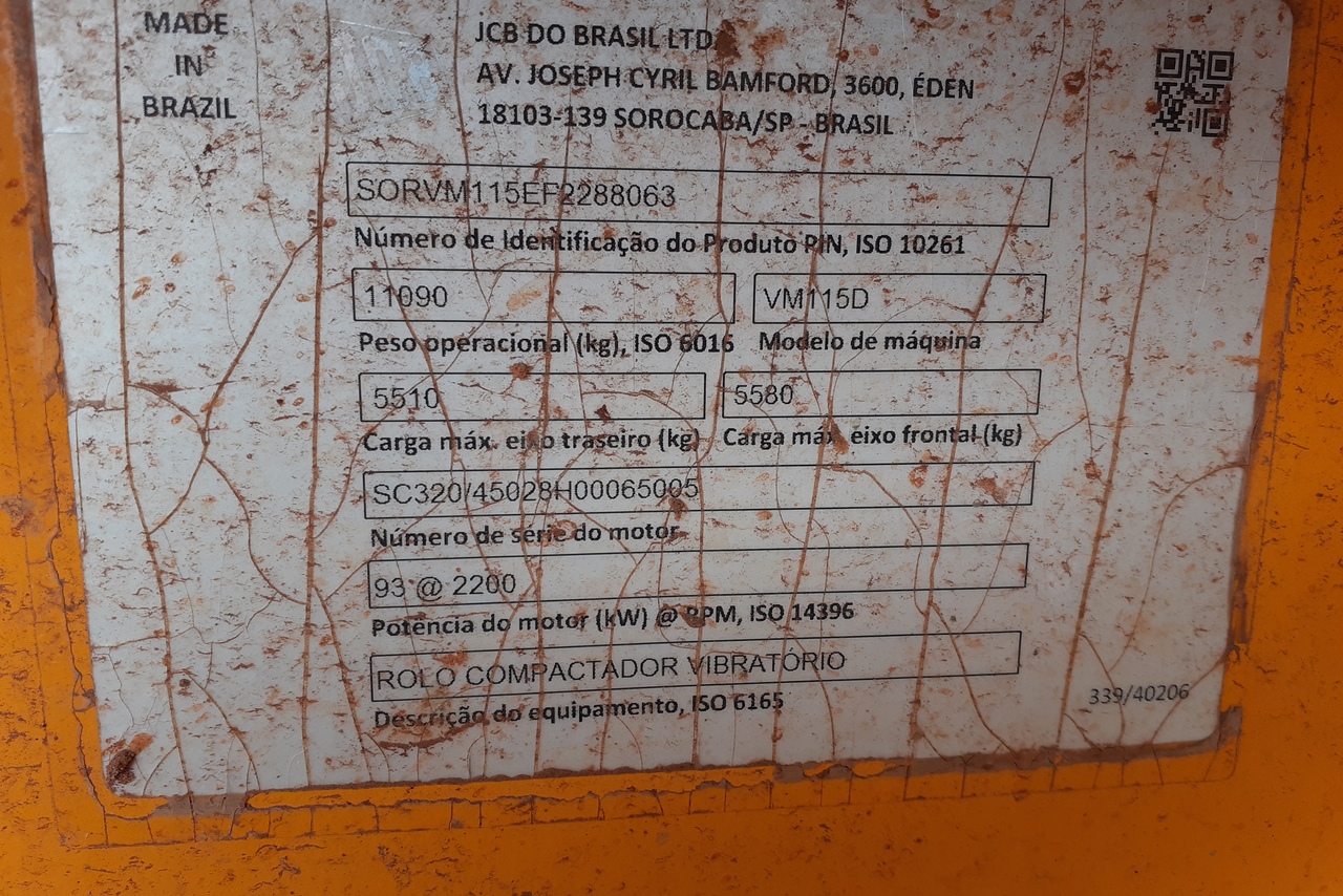 JCB Vibrador VM115 - 15/15 8