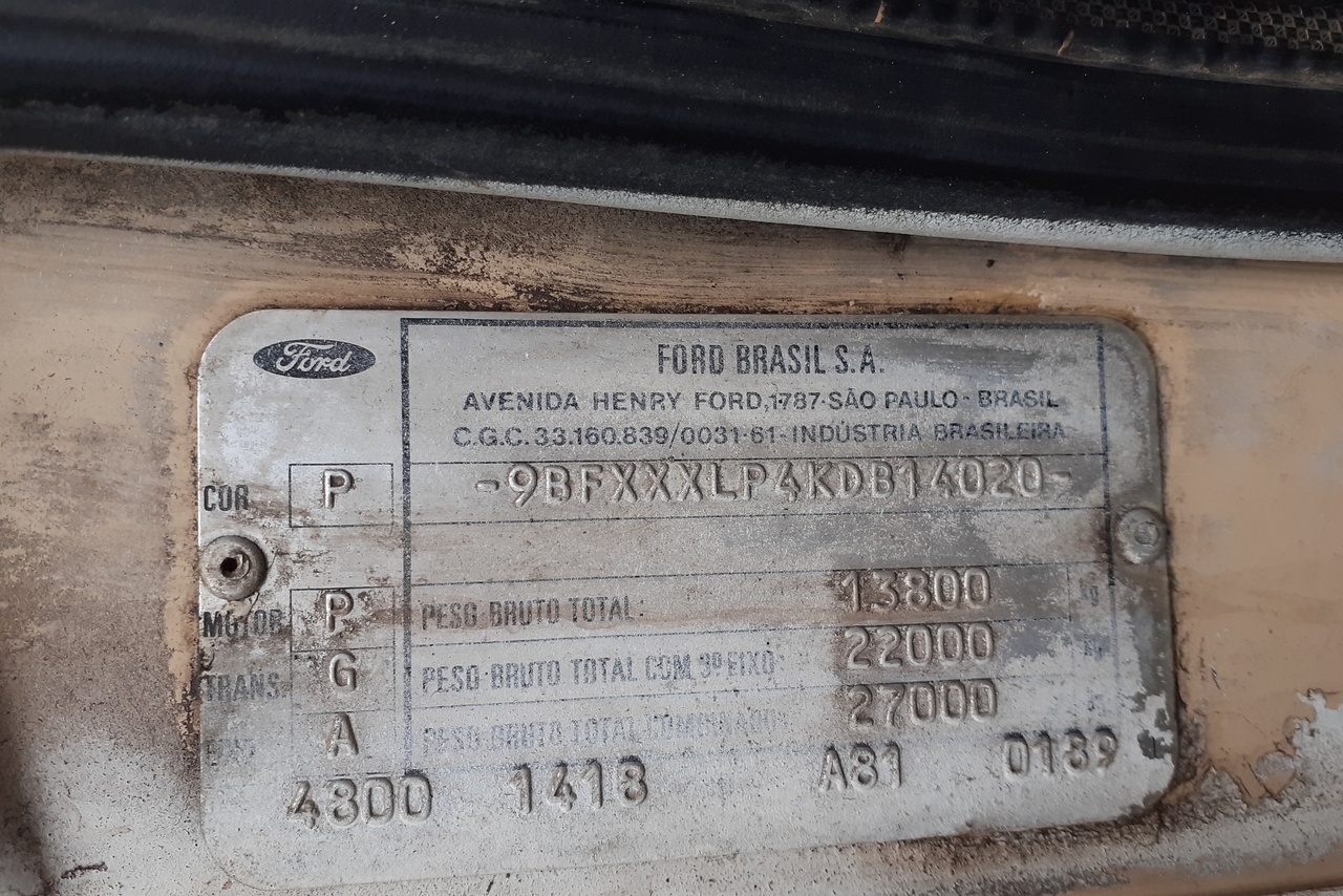 Ford Cargo1418 - 89/89 6