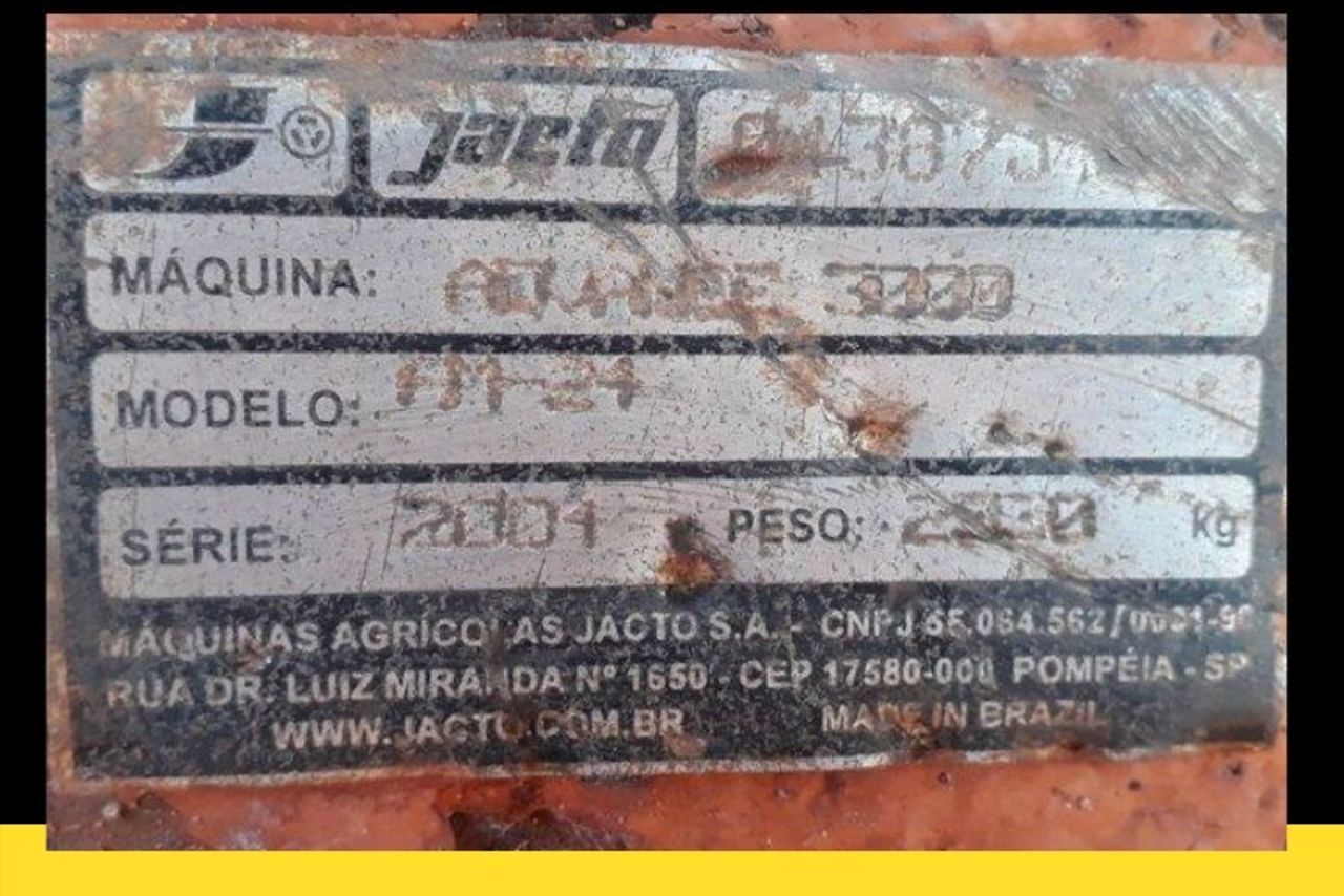 Jacto Advance 3000 AM24 - 04/04 3