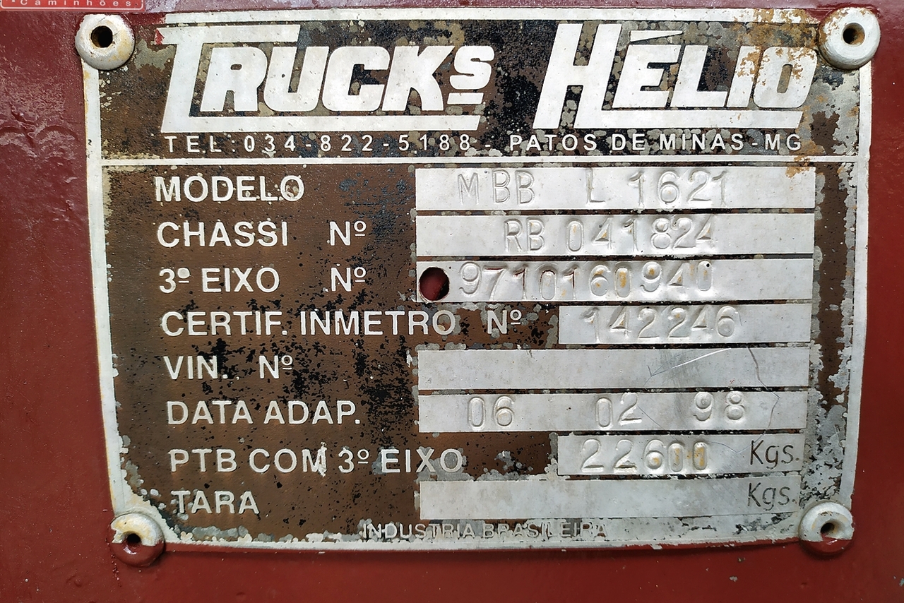 Mercedes Benz MB 1621 - 94/94 7