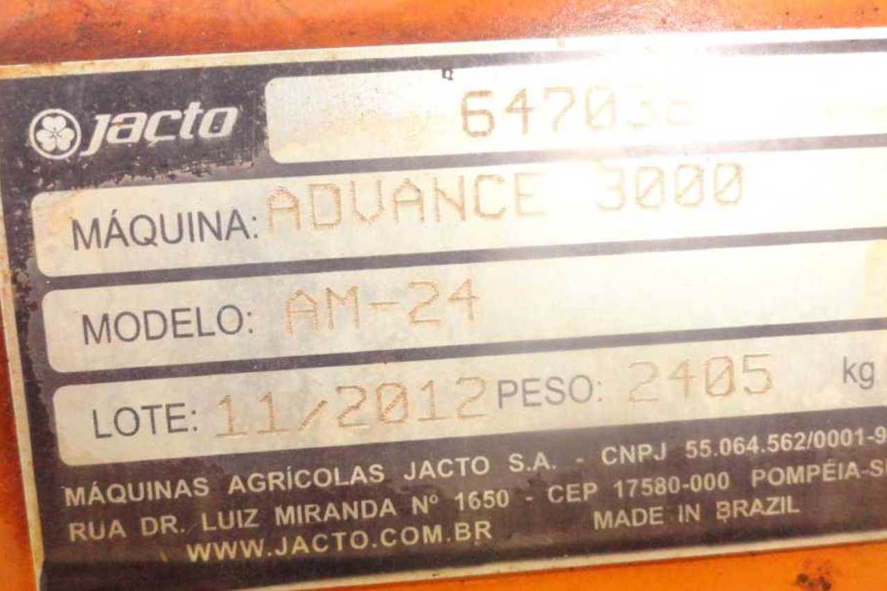 Jacto Advance 3000 AM24 - 12/12 5