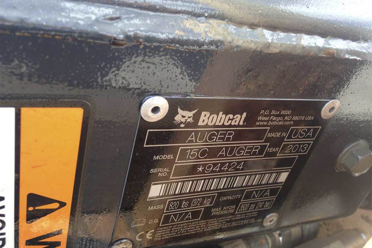 Bobcat Auger 15C - 20 8