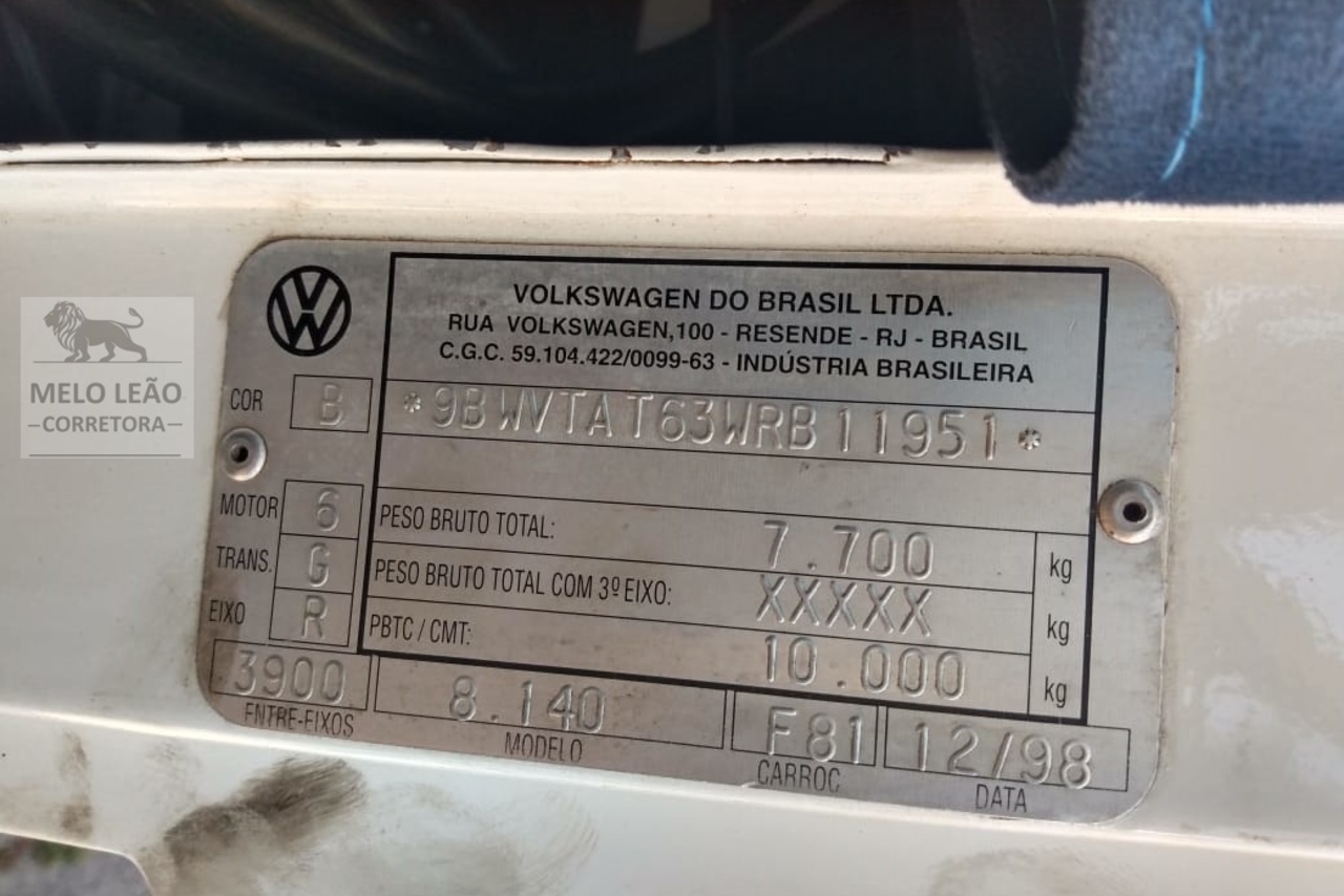 Volkswagen 8 140 - 98/99 5