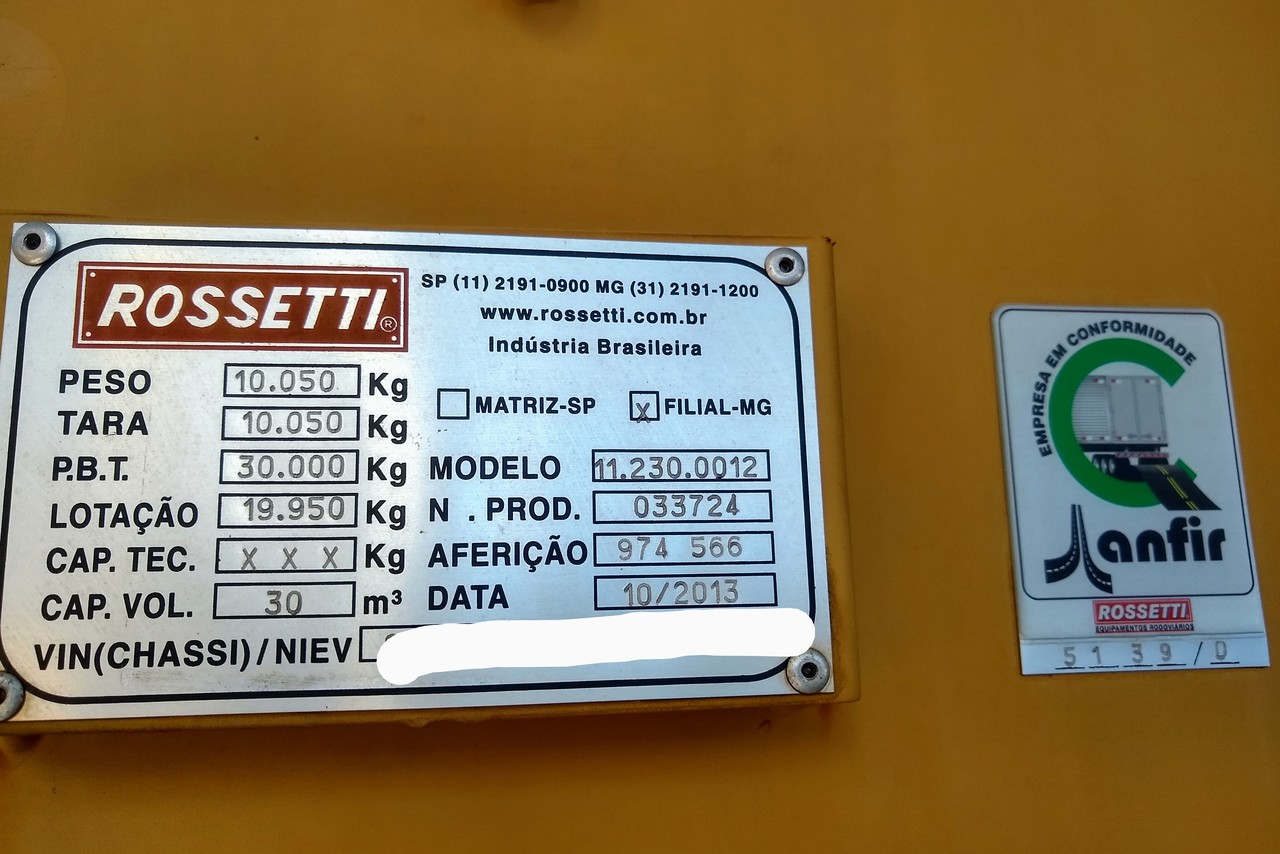 Rossetti Caçamba - 13/14 2