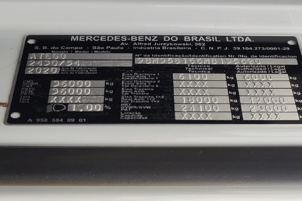 Mercedes Benz Atego 2430 - 20/21 15