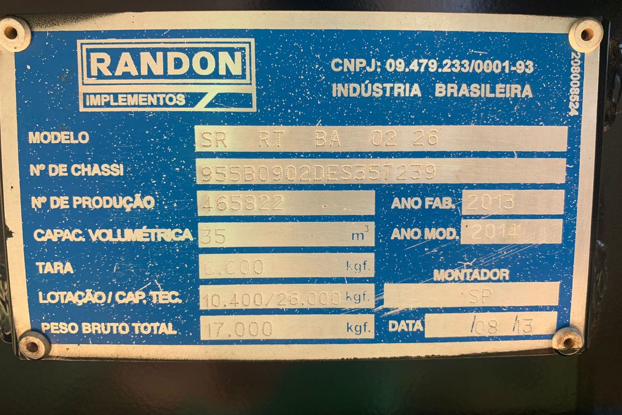 Randon Caçamba - 13/14 5