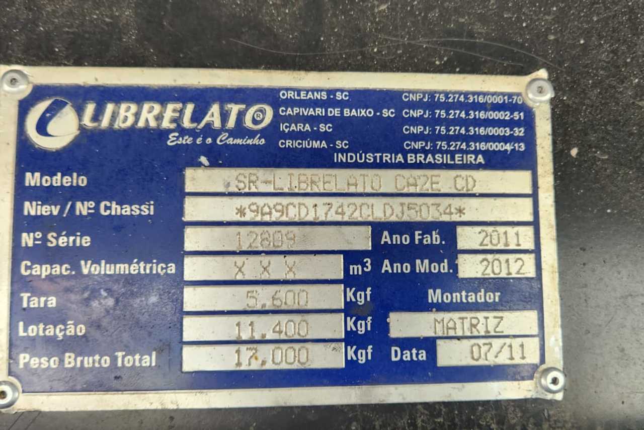 Librelato Carga Seca - 11/12 13