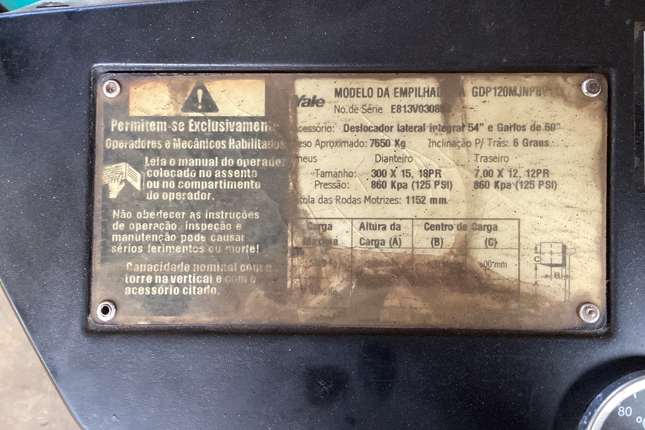Yale Empilhadeira - 05/05 2
