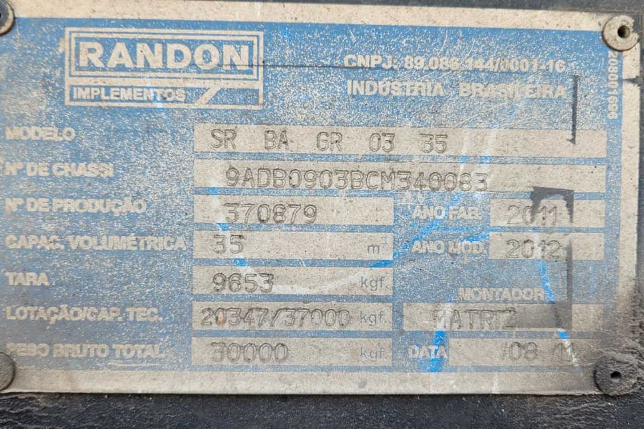 Randon Caçamba - 11/12 11