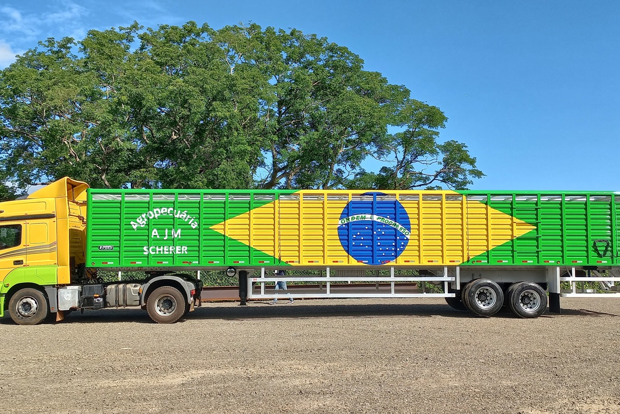 Frota Brasil Carreta Boiadeira 2 eixos baixa - 24/24 7