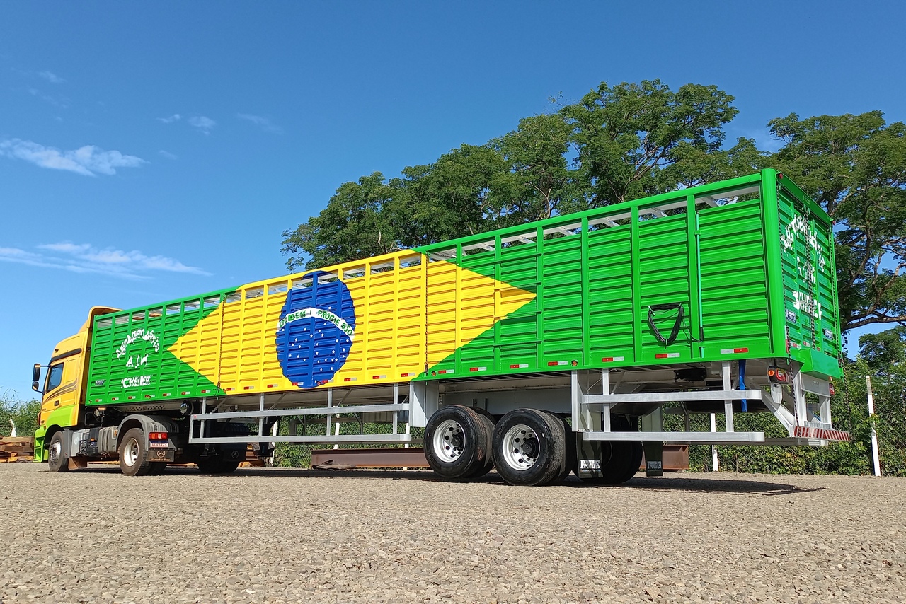 Frota Brasil Carreta Boiadeira 2 eixos baixa - 24/24 8