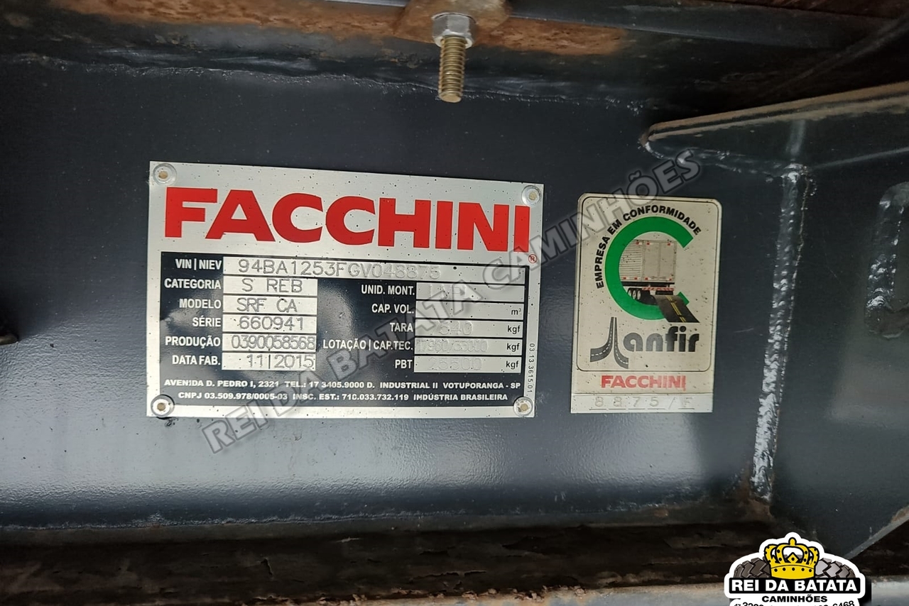 Facchini Carreta Graneleira 3 eixos - 16/16 6