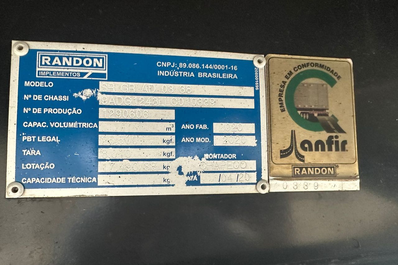 Randon Graneleira - 20/20 5