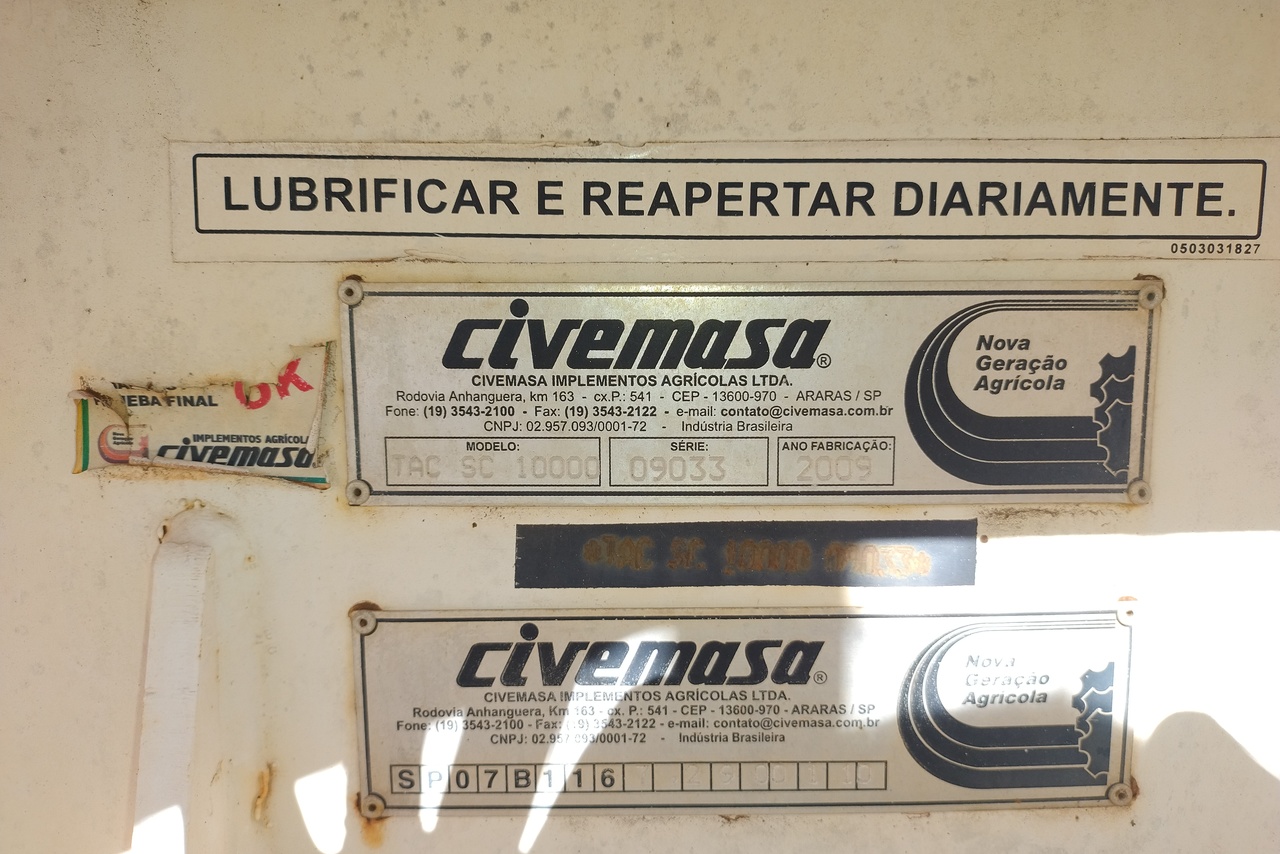 Civemasa Sobre Caminhão - 10/10 2