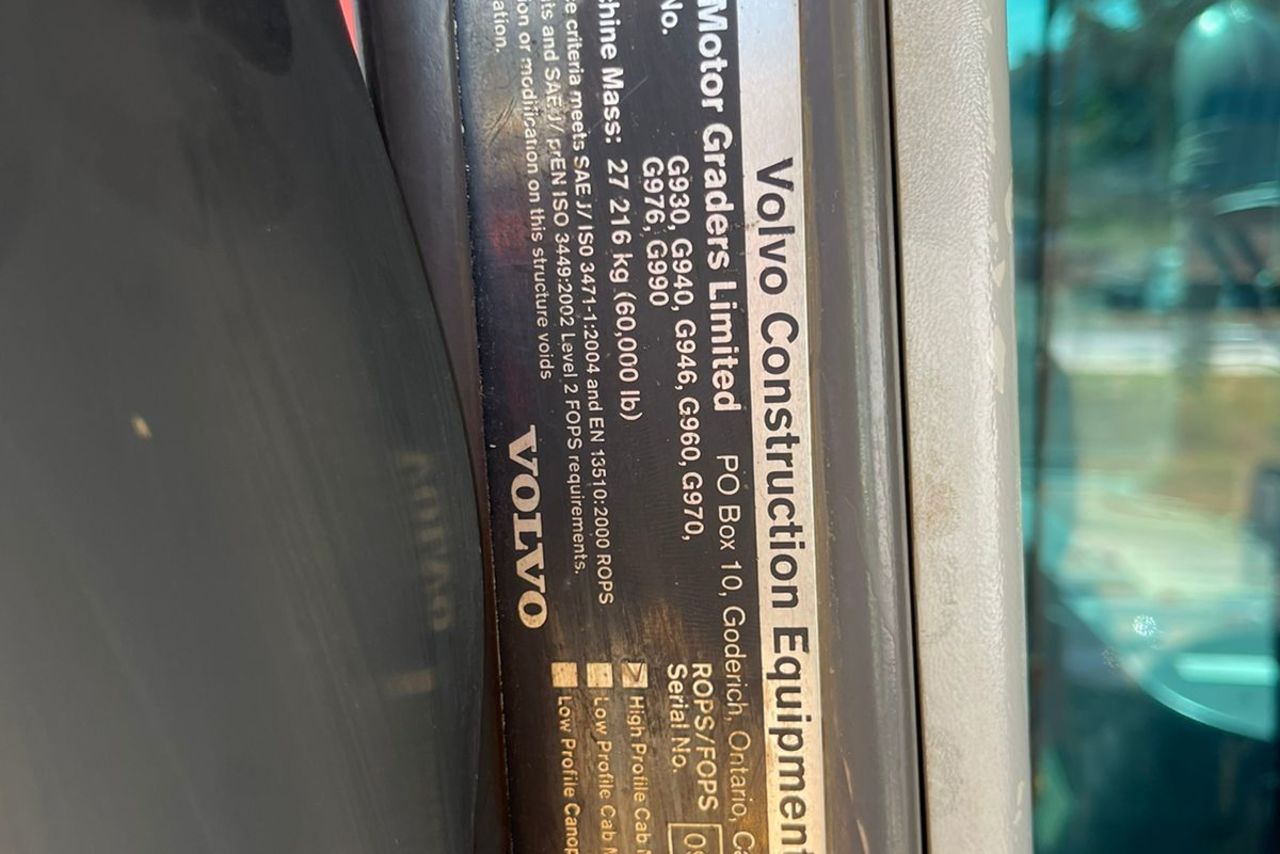 Volvo G940 - 07/07 2