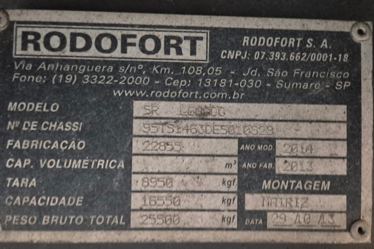 Rodofort Baú - 13/14 10