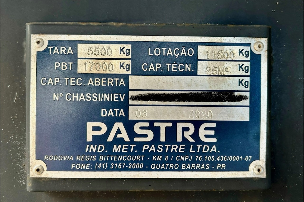 Pastre Caçamba - 20/21 3