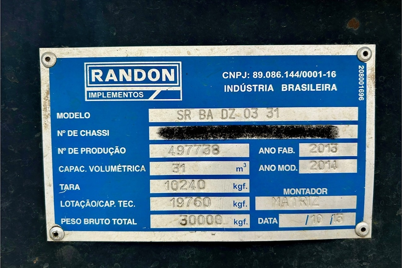 Randon Caçamba - 14/14 2