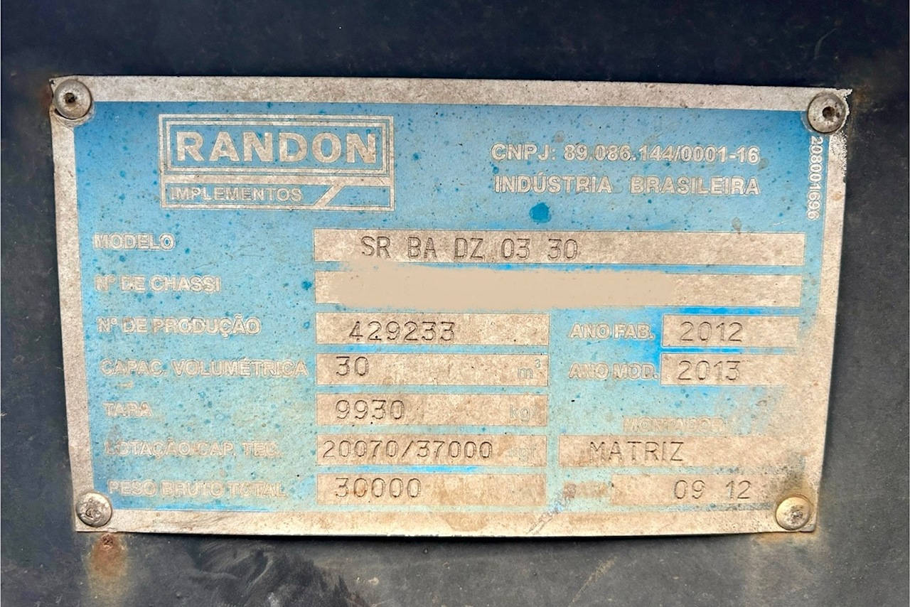 Randon Caçamba - 13/13 2