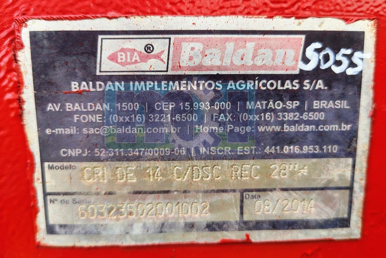 Baldan 14x28 Espaçamento 270mm - 14/14 3