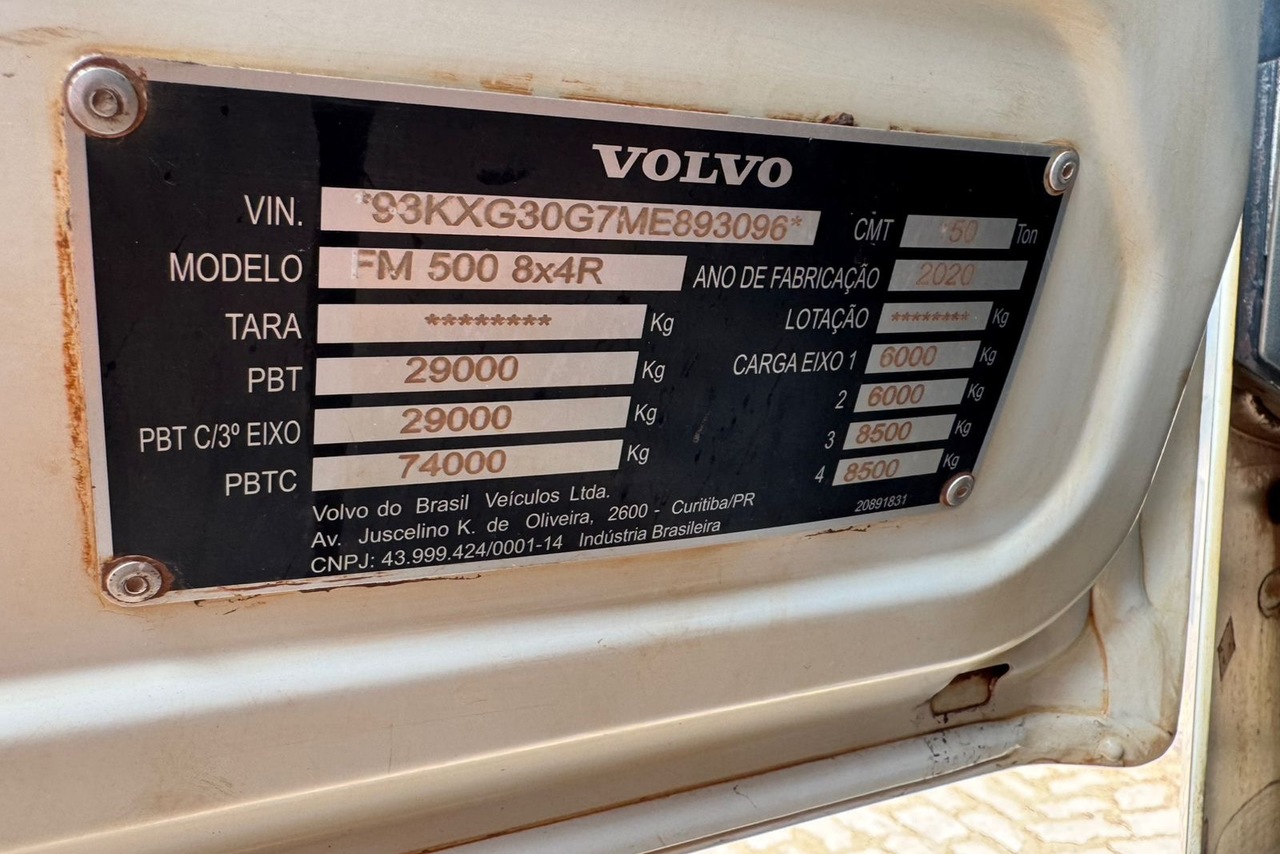 Volvo FMX 500 8x4 Euro 5 - 20/21 5