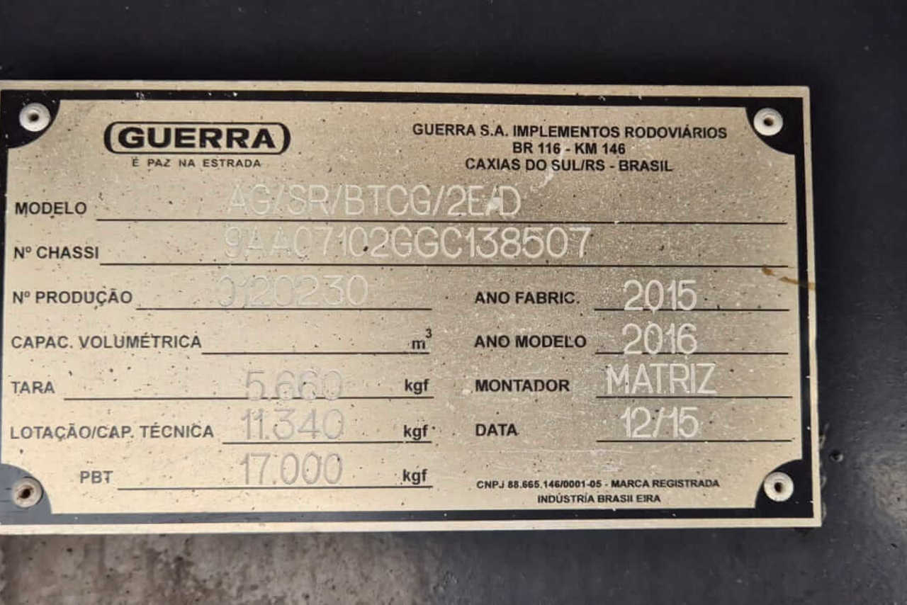 Guerra Graneleira - 15/16 15