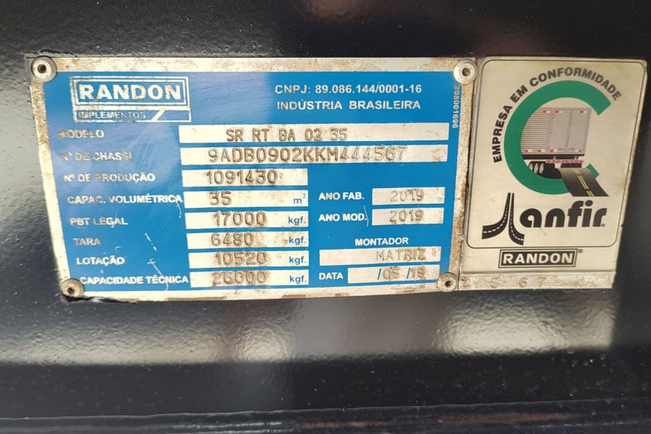 Randon Caçamba - 19/19 5