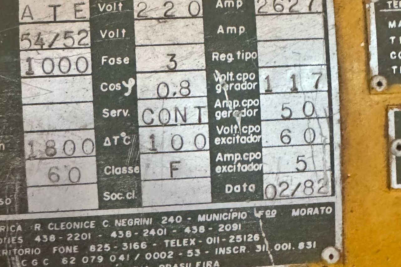 Caterpillar 1000 KVA - 82/82 2