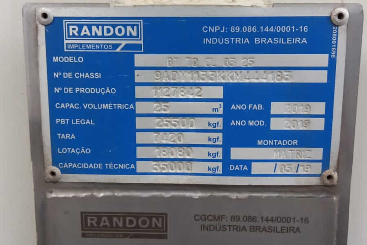 Randon Tanque - 19/19 15