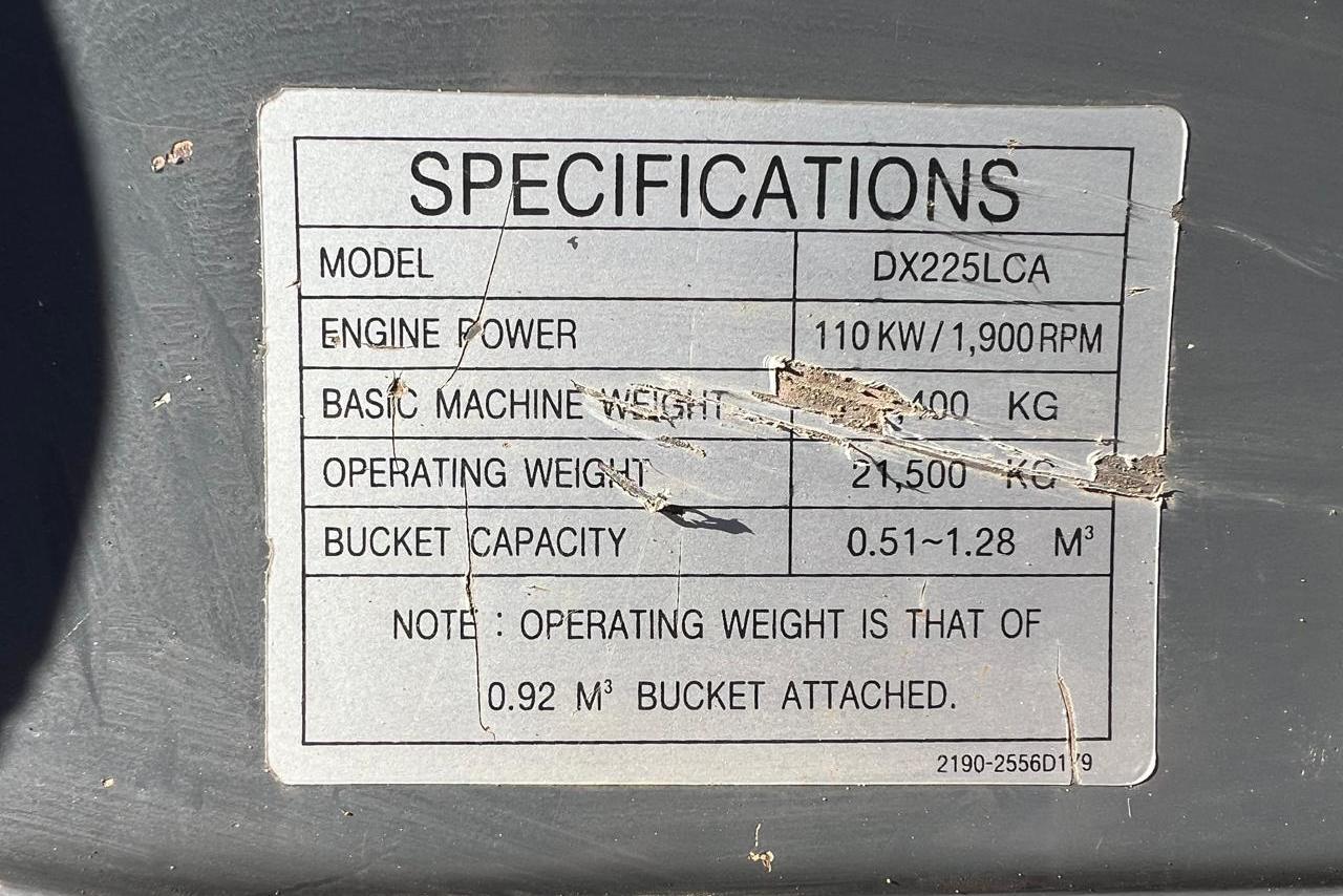 Doosan DX225LCA - 11/11 3